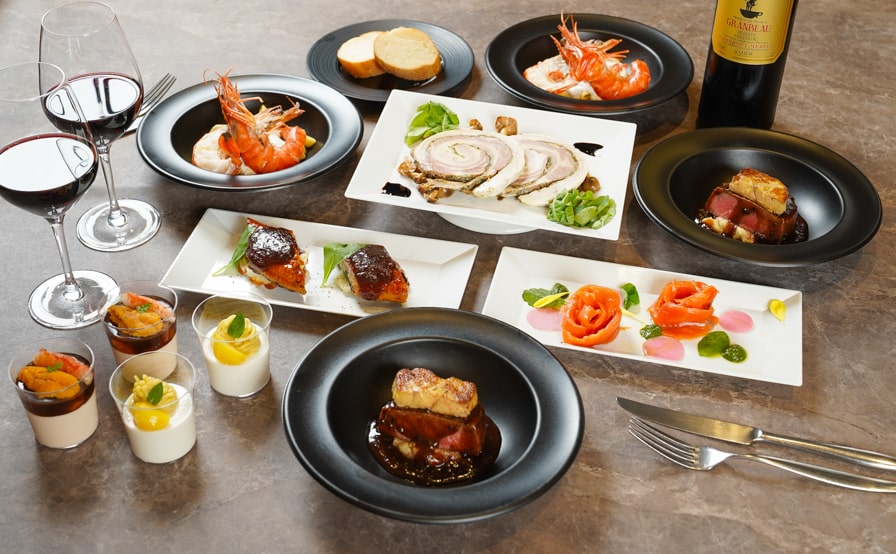 2名様分の盛り付けイメージ